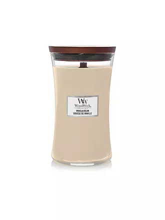 WOODWICK | Bougie sablier mèche crépitante 610g Large Spided Blackberry | creme